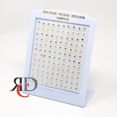 NOSE STUD GOLD 120PC - DSPLY35